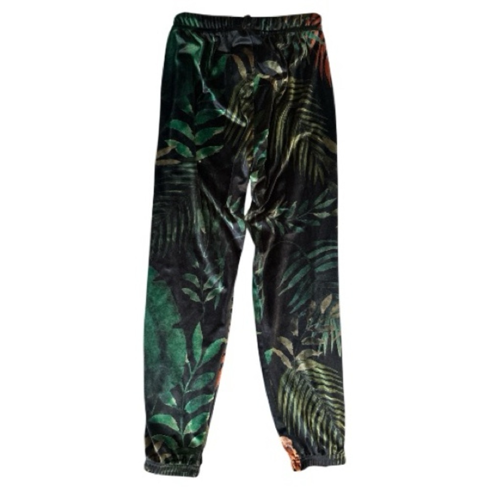 Aviator Nation RARE Jungle Tiger Velvet Joggers Size Medium - Picture 6 of 6